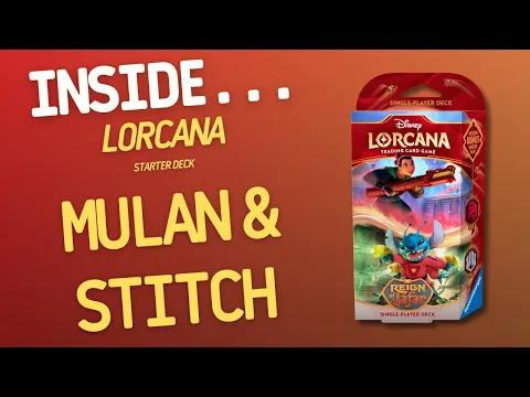 Disney Lorcana Reign of Jafar Starter Deck - Ruby and Steel | Inside with João Ricardo Ep837