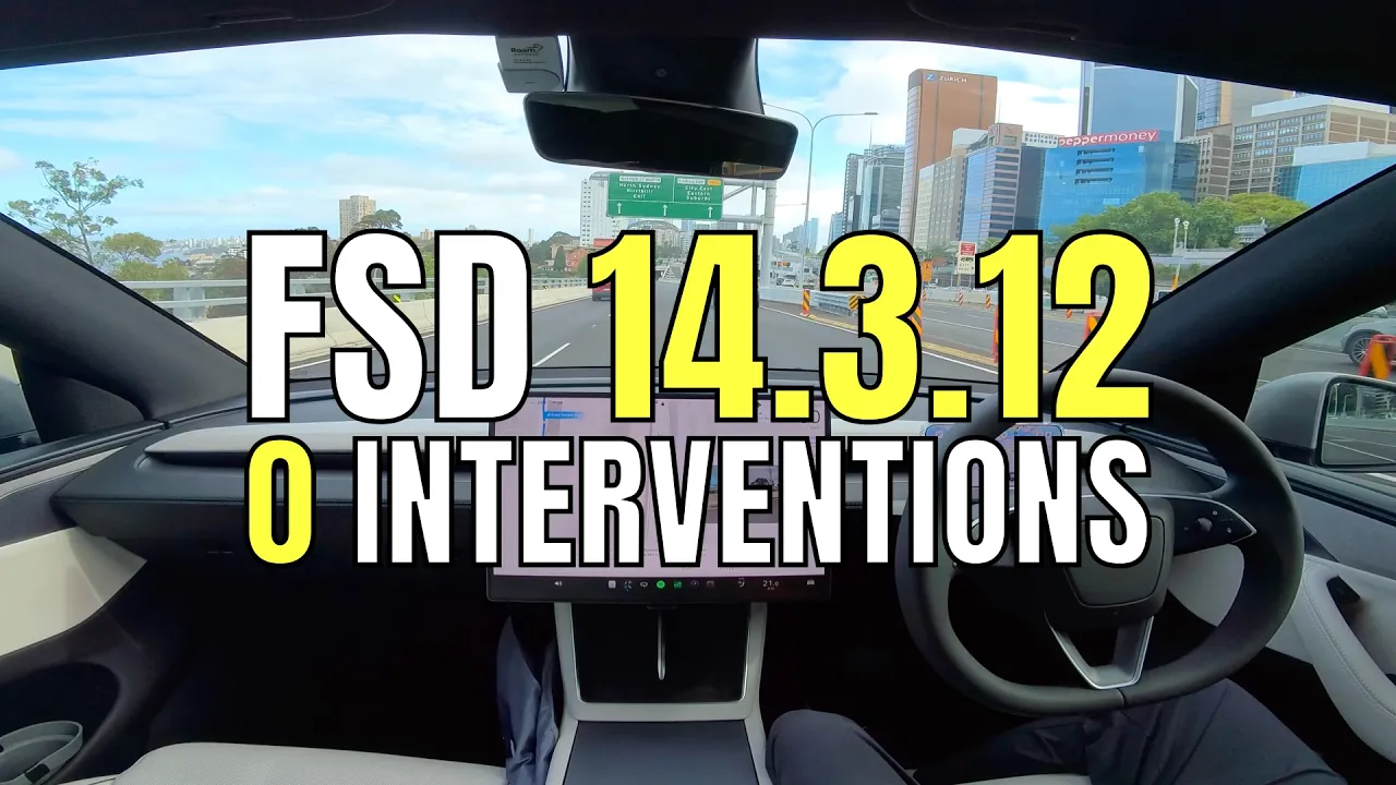 Tesla FSD 14.3.12 Real World Test Drive in Sydney Traffic: Model Y L