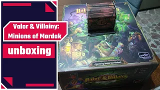 Valor & Villainy: Minions of Mordak (unboxing)
