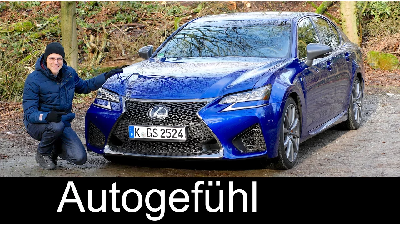 Lexus GS F V8 FULL REVIEW test driven Autobahn Sound & Acceleration 2017 - Autogefühl