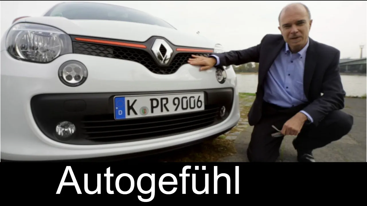 2015 all-new Renault Twingo test drive REVIEW of the smart forfour twin - Autogefühl