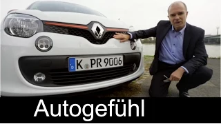 2015 all-new Renault Twingo test drive REVIEW of the smart forfour twin - Autogefühl