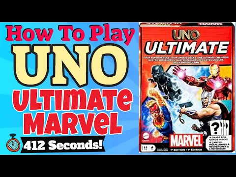 How To Play Uno Ultimate Marvel