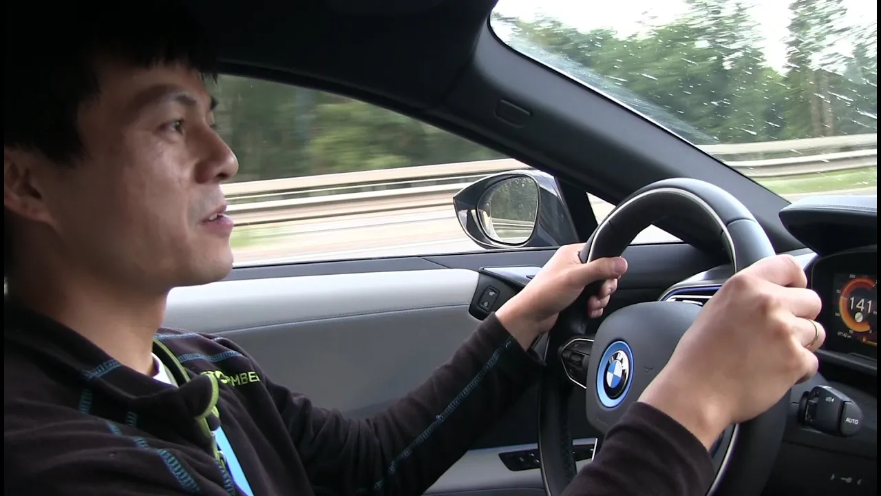 BMW i8 test drive in Germany