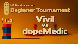 Live Commentary - 2022 Q2 Beginner Tak Tournament FINALS - Vivil vs dopeMedic