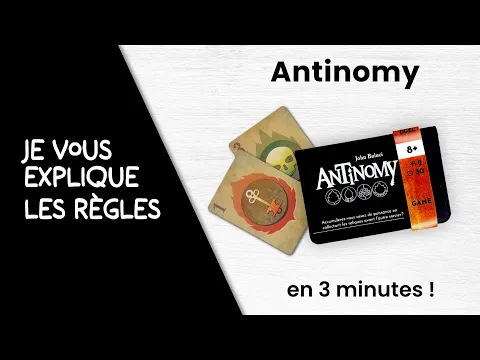 Je vous explique les règles du jeu ANTINOMY (MICRO GAME) en moins de 3 minutes!