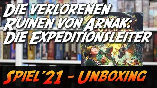 Lost Ruins of Arnak: Expedition Leaders - Brettspiel Unboxing (Czech Games Edition)