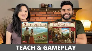 Viticulture + Tuscany Expansion - Teach & Playthrough
