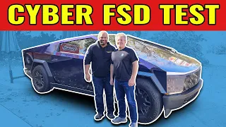 Tesla Cybertruck Full Self Driving (FSD) 12.5.5 Review