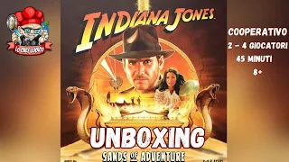 INDIANA JONES Sands of Adventure - Unboxing - Uno sguardo agli ingredienti del gioco (Ep.290)