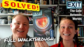 Solved! Exit the Game: The Gate Between Worlds: full walkthrough and solution with Dr Gareth & Laura