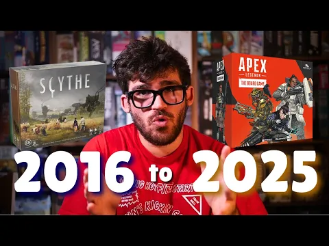 My Favorite Board Game From Every Year (2016–2025)