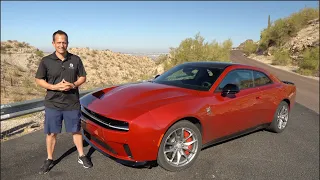 The 2025 Dodge Charger Daytona Scat Pack is FASTER than a Mustang Dark Horse!