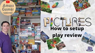 How to play Pictures review setup game of the year SdJ Spiel des Jahres AmassGames board game family