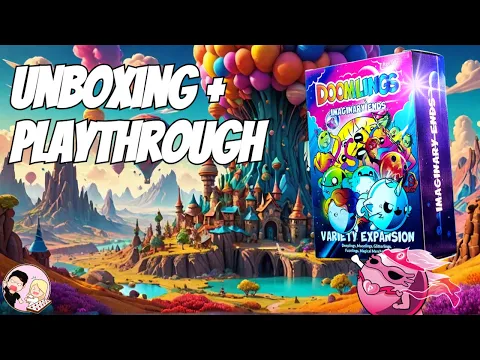Cierra & Jake React | Doomlings Imaginary Ends Expansion | Unboxing + Playthrough