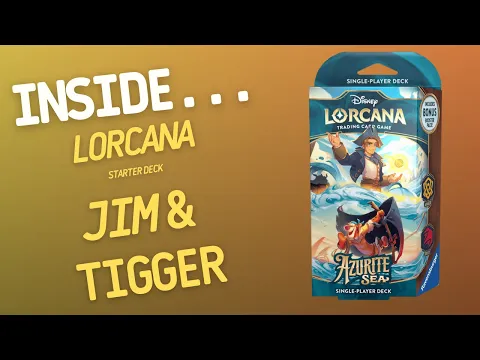 Disney Lorcana Azurite Sea Starter Deck Amber & Ruby (Jim Hawkins & Tigger) | Inside #632