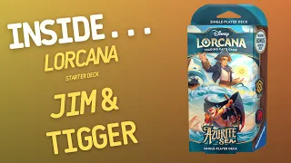 Disney Lorcana Azurite Sea Starter Deck Amber & Ruby (Jim Hawkins & Tigger) | Inside #632