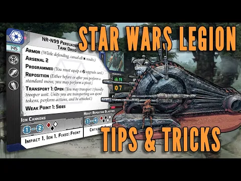 NR-N99 Persuader-Class Tank Droid - Two Minute Unit - Legion Strategy!
