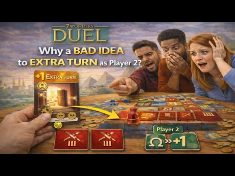 7 Wonders Duel | Why a BAD IDEA to EXTRA TURN as Player 2?