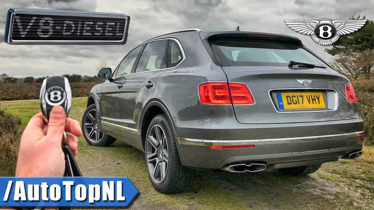 2018 Bentley Bentayga V8 Diesel REVIEW POV Test Drive on AUTOBAHN & FOREST Roads by AutoTopNL