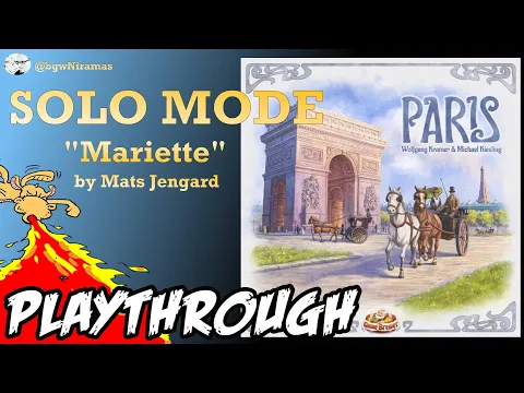 Paris - Solo Playthrough - with Mats