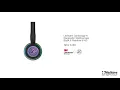 3M™ Littmann® Cardiology IV™ Diagnostikstetoskop, bröststycke med regnbågsfinish, svart slang, stam och headset, 67,5 cm, 6165 video