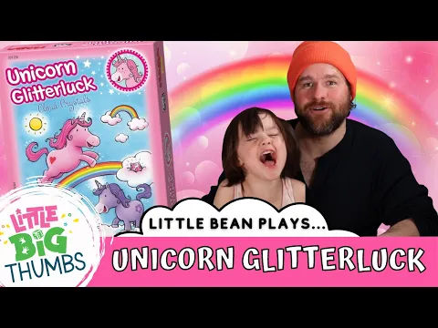 Little Bean Plays ... Unicorn Glitterluck! // Little Big Thumbs