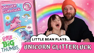 Little Bean Plays ... Unicorn Glitterluck! // Little Big Thumbs