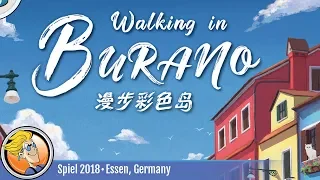 Walking in Burano — game overview at SPIEL '18