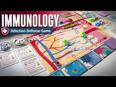 How the Immune System Fights Bacteria | Immunology Board Game: Prototype Preview