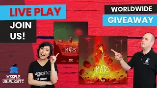 On Mars: Alien Invasion Board Game - LIVE Playthrough & Worldwide Giveaway