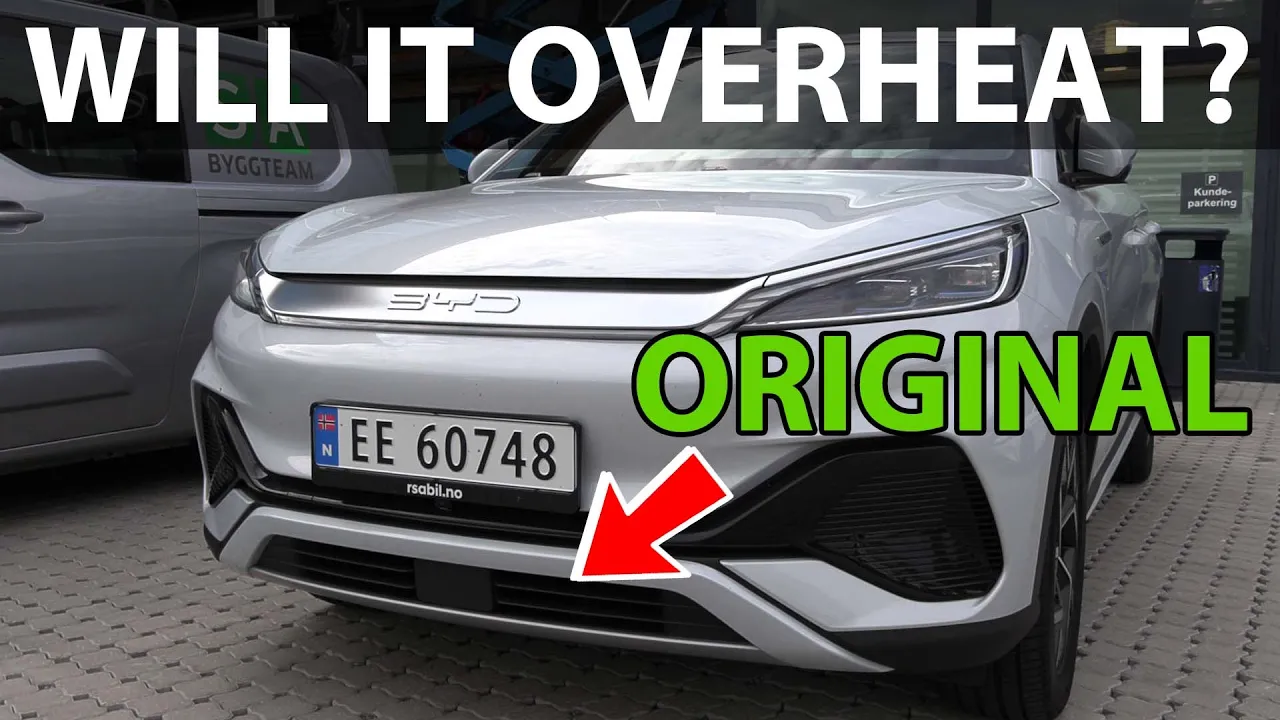 BYD Atto 3 battery overheating test without LED bar