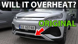 BYD Atto 3 battery overheating test without LED bar