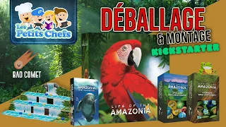 Life of the Amazonia Kickstarter : Le Déballage (Unboxing) | Les Petits Chefs