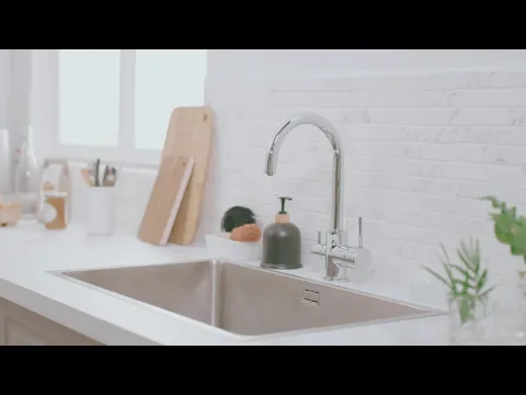 Torneira Monocomando para Filtro de Cozinha Bica Alta Cromada Aline Delinia