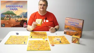 Savannah Park le tuto des règles avec Super Meeple