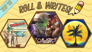 Top 10 Roll & Write Games!