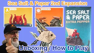 Extra Pepper: Sea, Salt and Paper 2nd Expansion | Unboxing & Overview | Bombyx Games
