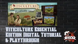 Viticulture Essential Edition Digital Tutorial & Playthrough | Base Game Guide