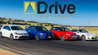 Subaru WRX STI v Volkswagen Golf R v Toyota 86 v Audi S1 | DCOTY14