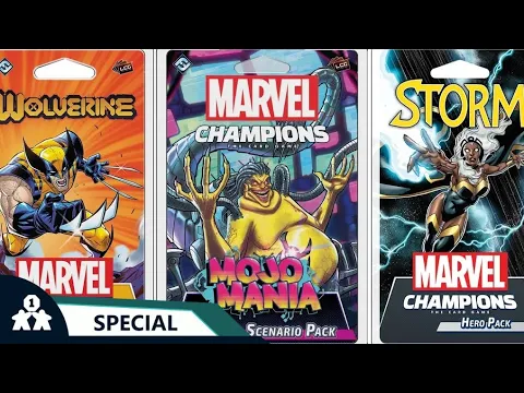 Marvel Champions | Unboxing | Storm, Wolverine, & MojoMania | with Peter