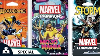 Marvel Champions | Unboxing | Storm, Wolverine, & MojoMania | with Peter