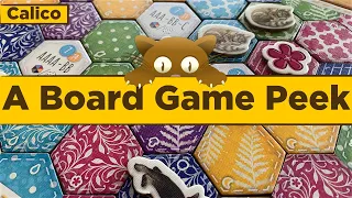 Calico - A Board Game Peek