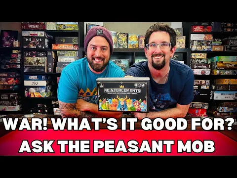Reinforcements Card Game Review - First Impression - Kickstarter - Peasant Mob