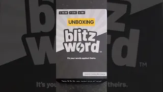 word game where you don't spell #blitzword #game #unboxing