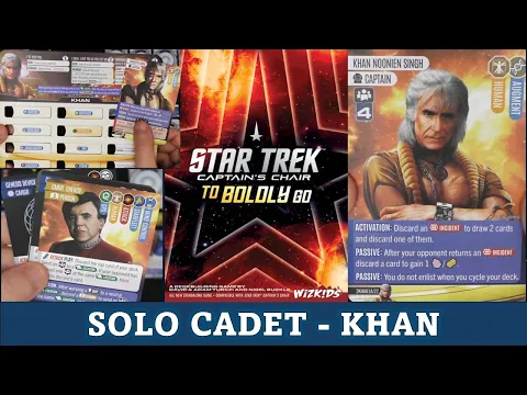 DGA Plays Board Games: Star Trek: Captain's Chair - Solo / Cadet Practice #6 (Khan)