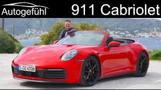Porsche 911 Cabriolet FULL REVIEW all-new 992 Convertible - Autogefühl