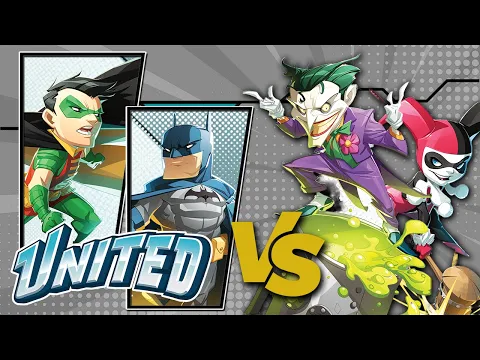 Mad Love Mayhem | DC Superheroes United 2 Player Board Game Gameplay