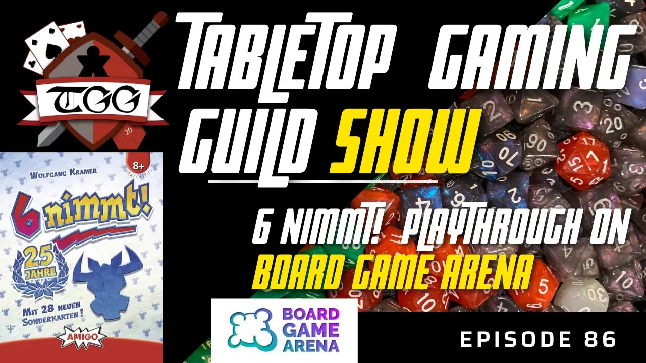 Tabletop Gaming Guild Show: 6 Nimmt!  Playthrough on Board Game Arena