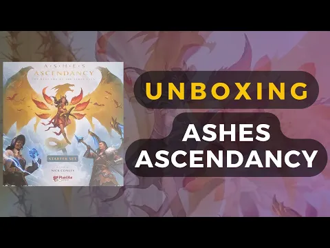 Ashes Ascendancy Board Game and Storage Box Unboxing | DaniCha